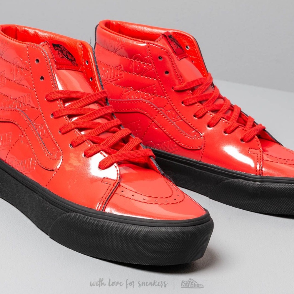 Vans Red David Bowie SK8-Hi